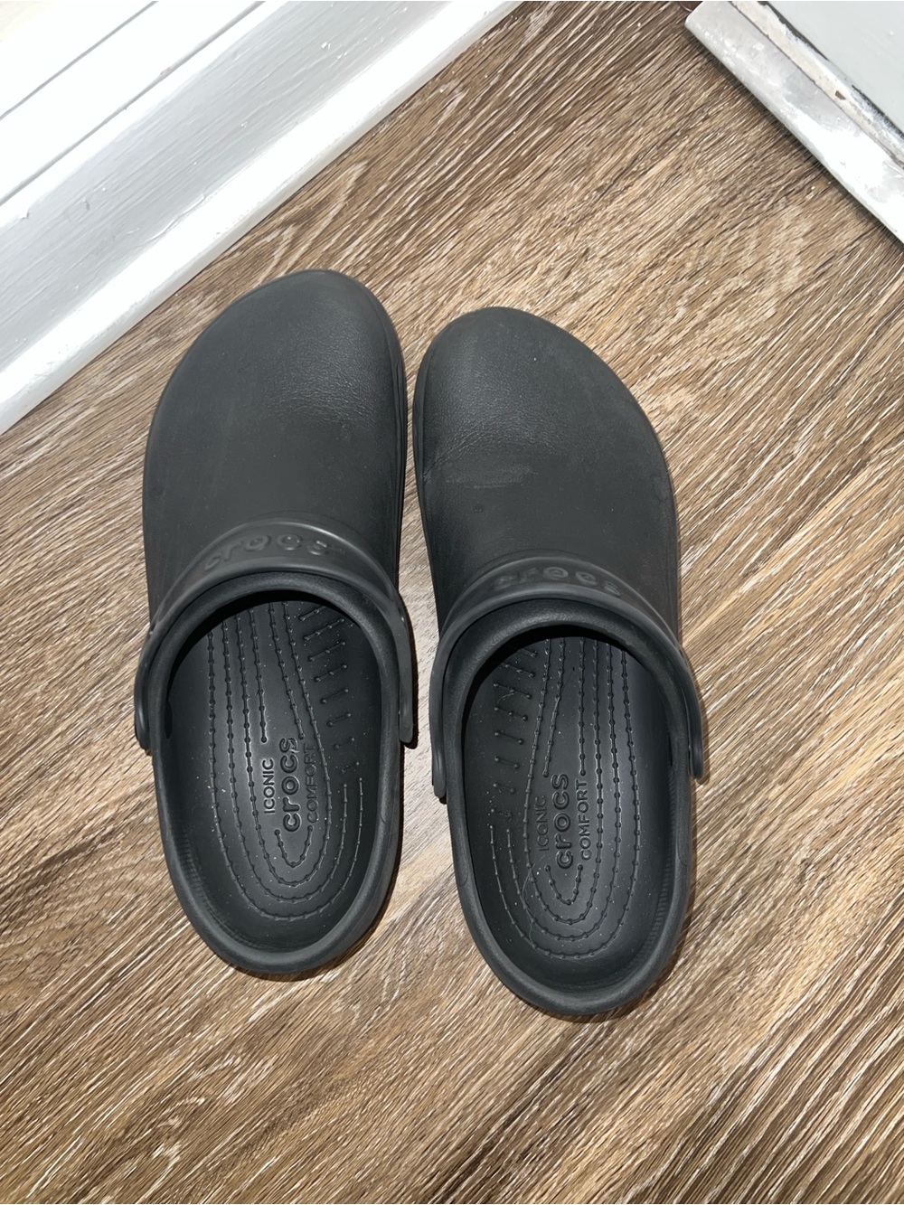 CROCS Classic Clog Mules in Black